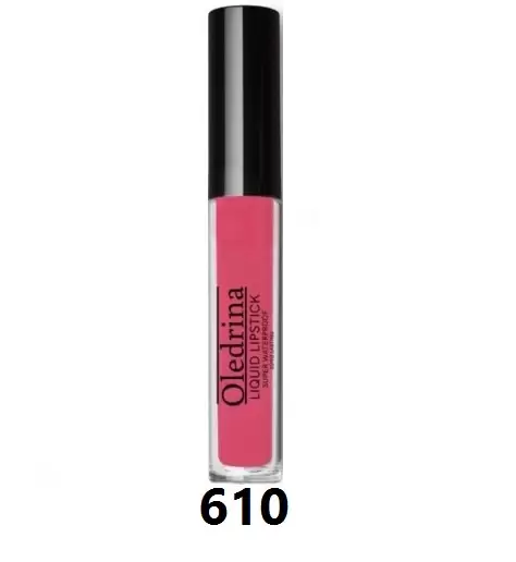 رژ لب مایع الدرینا بدون سرب24 ساعته مدل Super Waterproof شماره 610