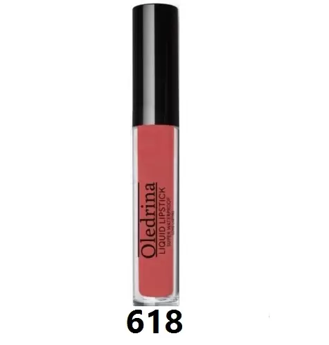 رژ لب مایع الدرینا بدون سرب24 ساعته مدل Super Waterproof شماره 618