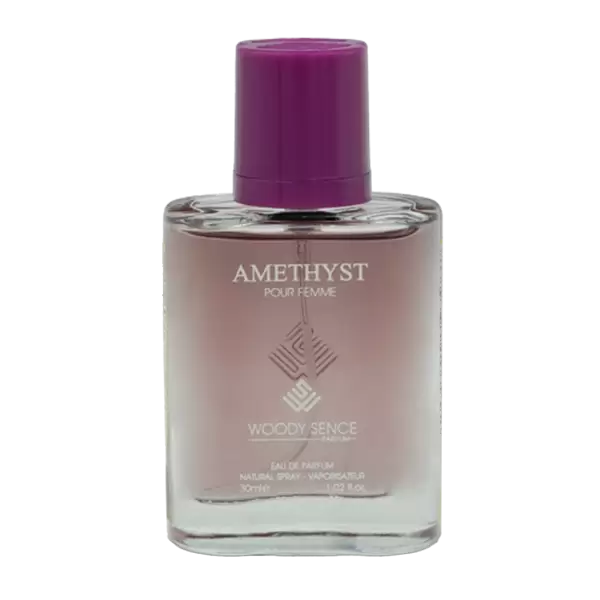 عطر جیبی زنانه وودی سنس امتیس Amethyst حجم 30 میل